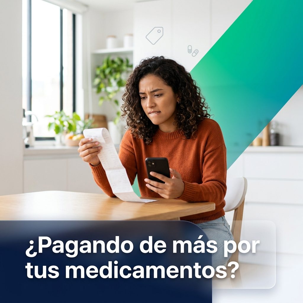 ¿Pagando de más por tus medicamentos? Compara los precios y ahorra con Farmi.